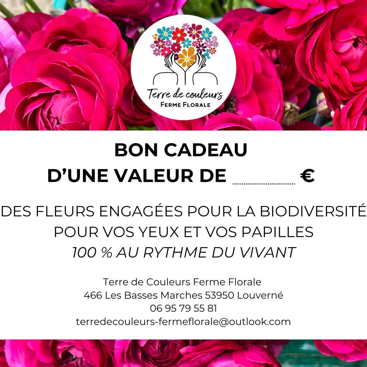 Bon cadeau Terre de couleurs