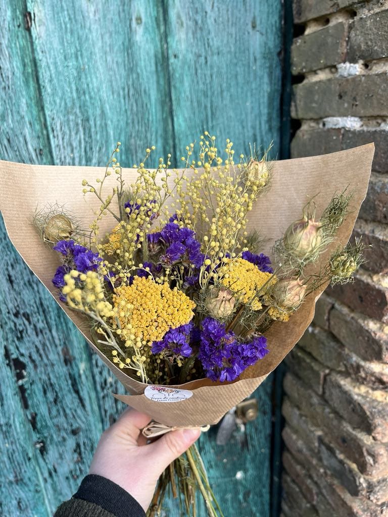 Bouquet de fleurs séchées de Terre de couleurs