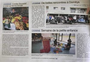 Parution dans Le courrier de la Mayenne