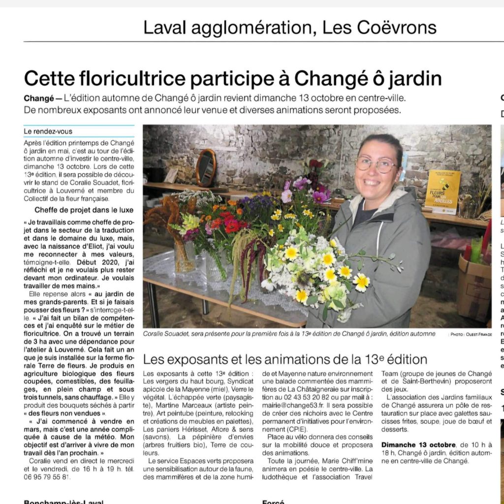 Terre de couleurs dans Ouest France