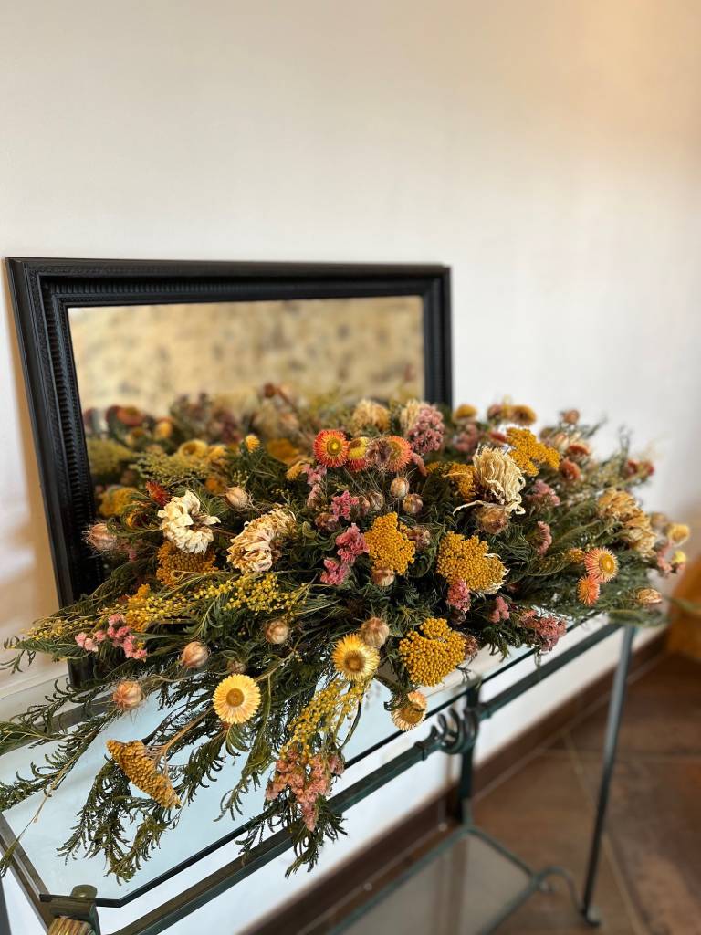 Composition florale pour un deuil