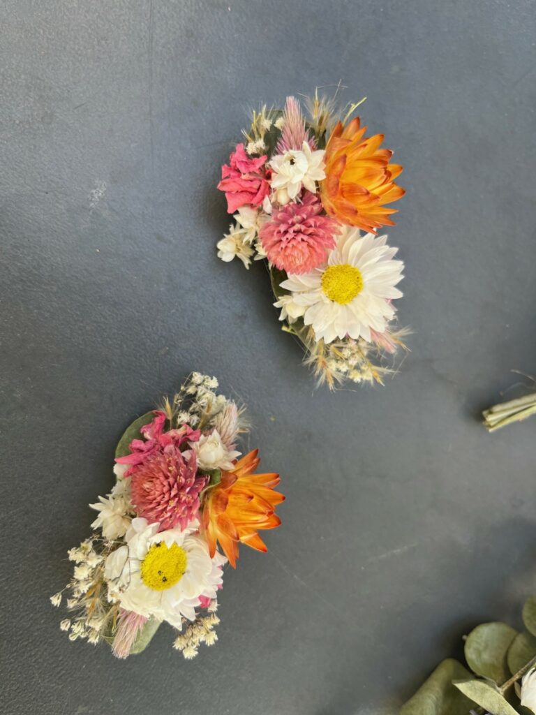 Barette fleurie Terre de couleurs