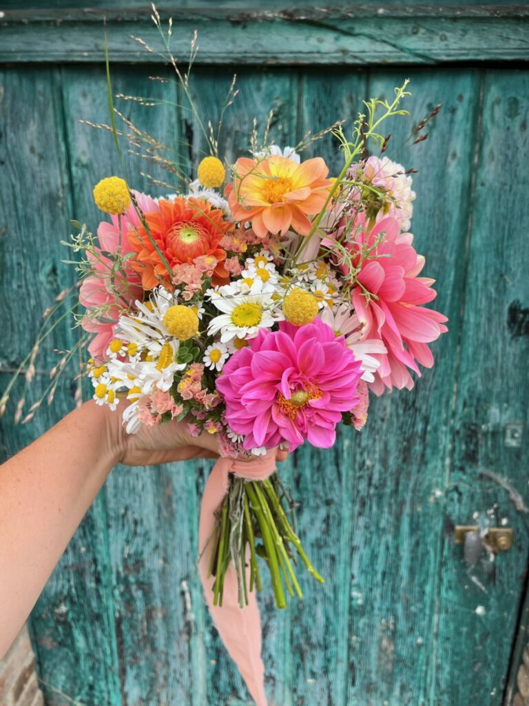 Bouquet de fleurs de mariée Terre de couleurs
