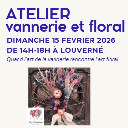 Atelier vannerie et floral à Louverné